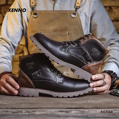 Premium Leather High-top British Martin Boots